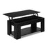 z Coffee Table Lift Up Top Storage Side Table Furniture Lounge Black